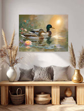 Ducks in Pond