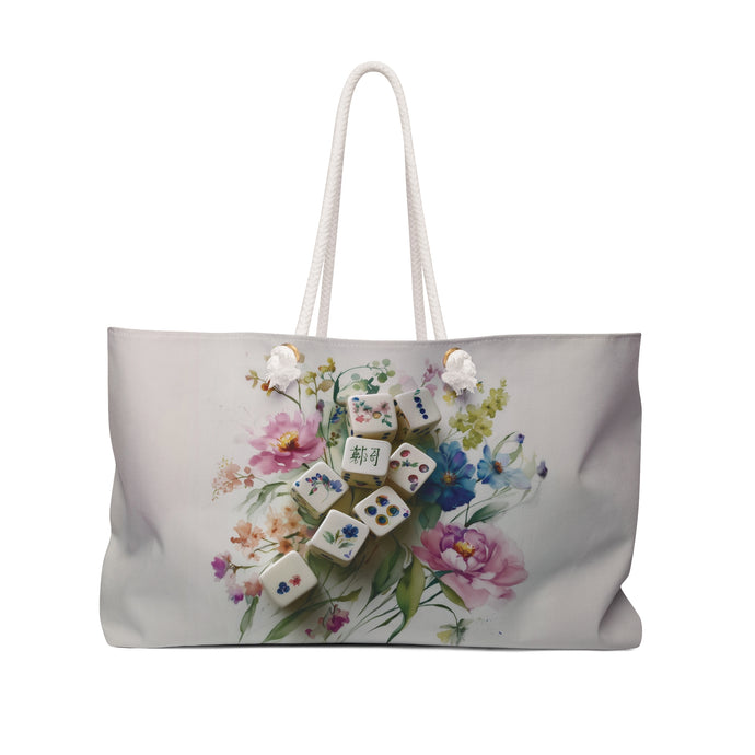 Mahjong Tote Bag - Watercolor